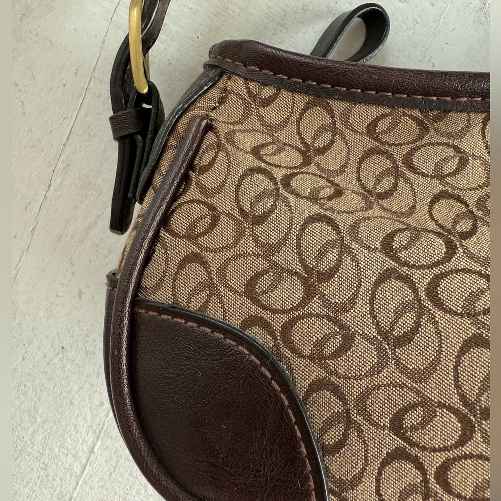 Brown Patterned Clutch - image 5